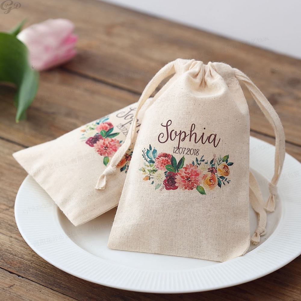Baby Clothing Logo - 100pcs Custom Name Logo Wedding Birthday