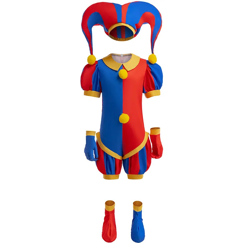 Toddler Legging Set - Anime Pomni Children Jumpsuit Halloween Suit