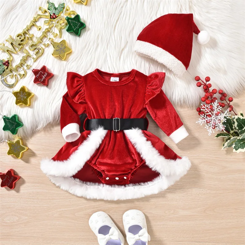 Baby Xmas Clothing - VISgogo 0-18 Months Baby Girls Christmas