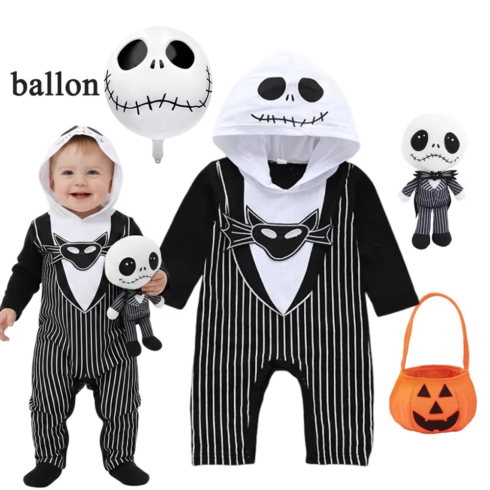 Baby Clothing Europe - Baby Boys Hooded Romper Halloween Cosplay