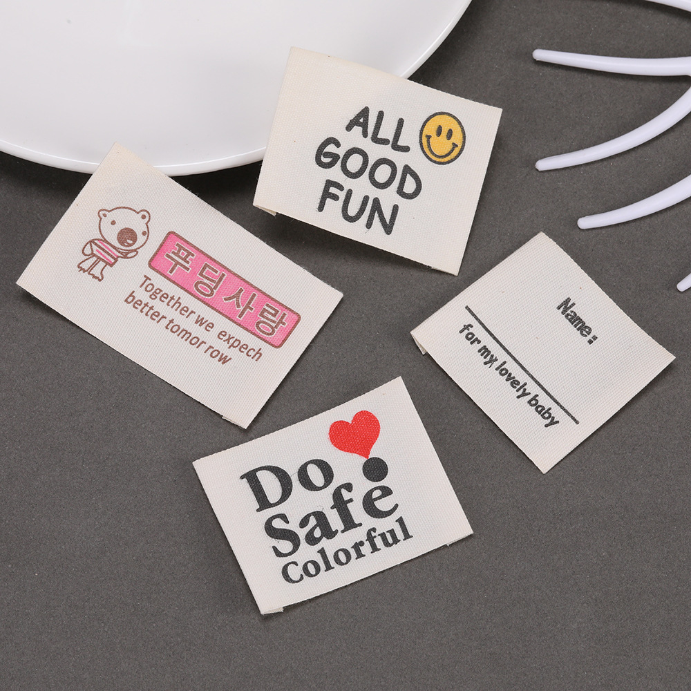 Baby Clothing Logo - Custom Printed Private Logo Labels Sew