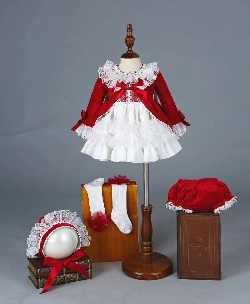 Baby Xmas Clothing - 4PCS Baby Girl Autumn Winter Spring