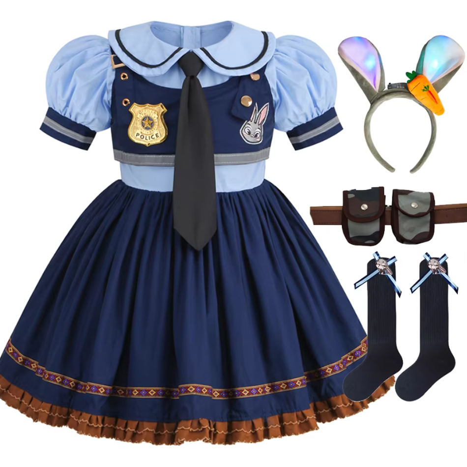 Baby Clothing Europe - Judy Cosplay Costume Kids Carnival Party