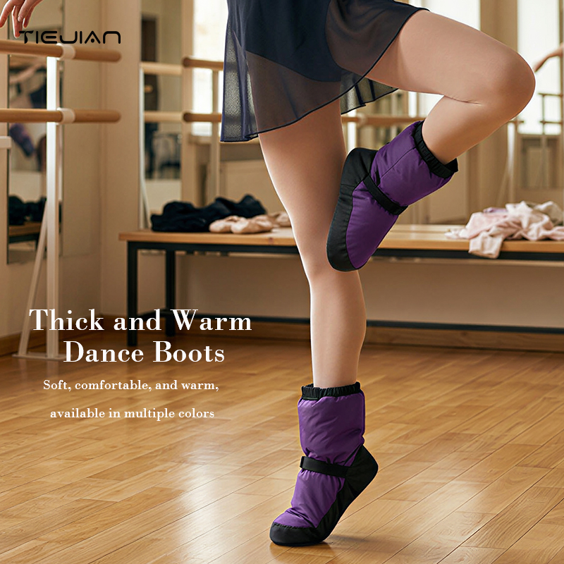 Soft Sole Booties - Ballet Warm Boots, Women's Soft Soled