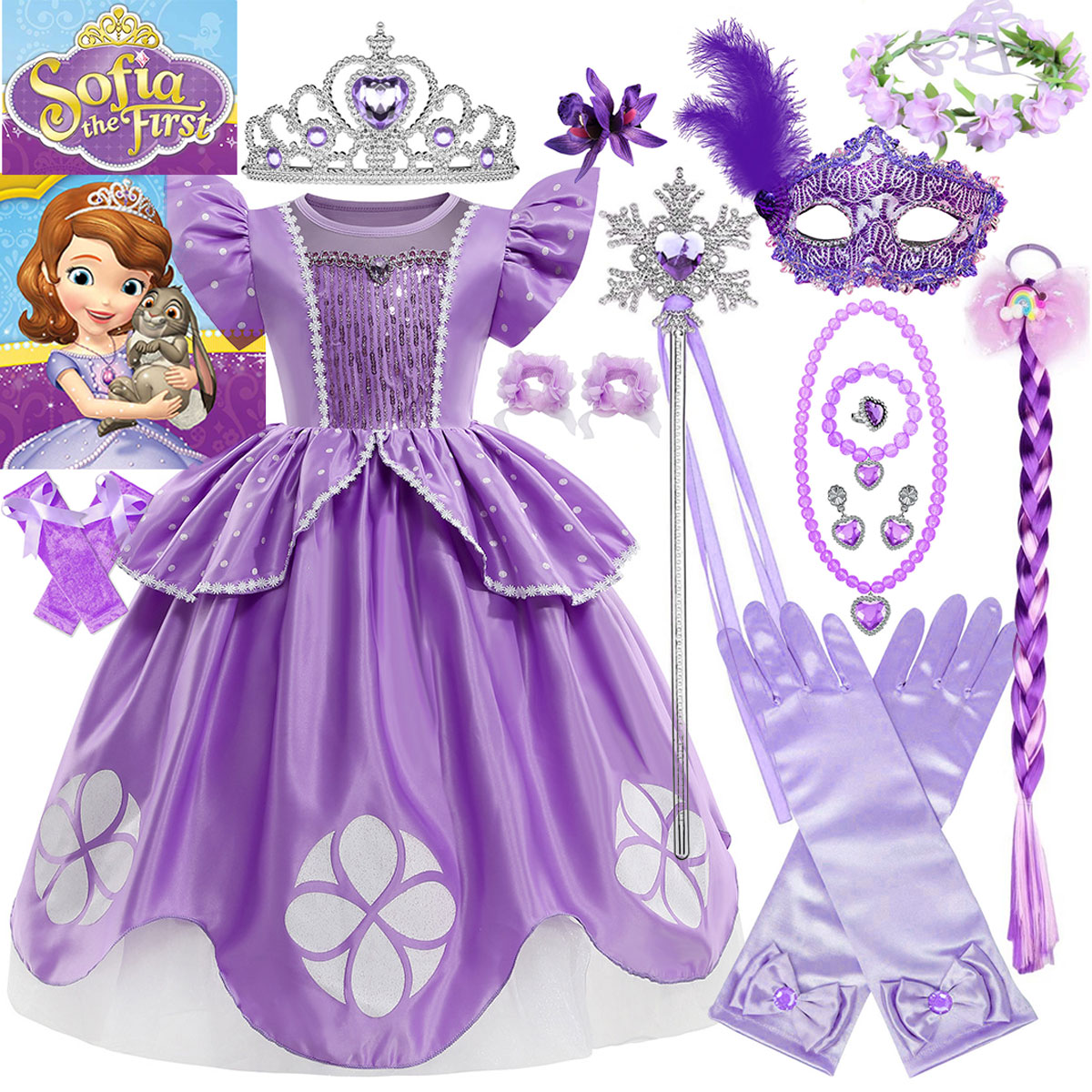 Baby Clothing Europe - Disney Princess Sofia The First Dress