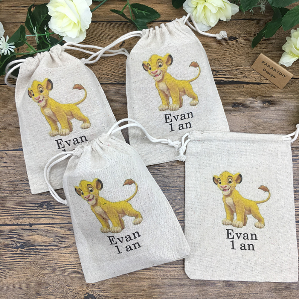 Baby Zebra Clothing - 20pcs personalize any cartoon lion Birthday