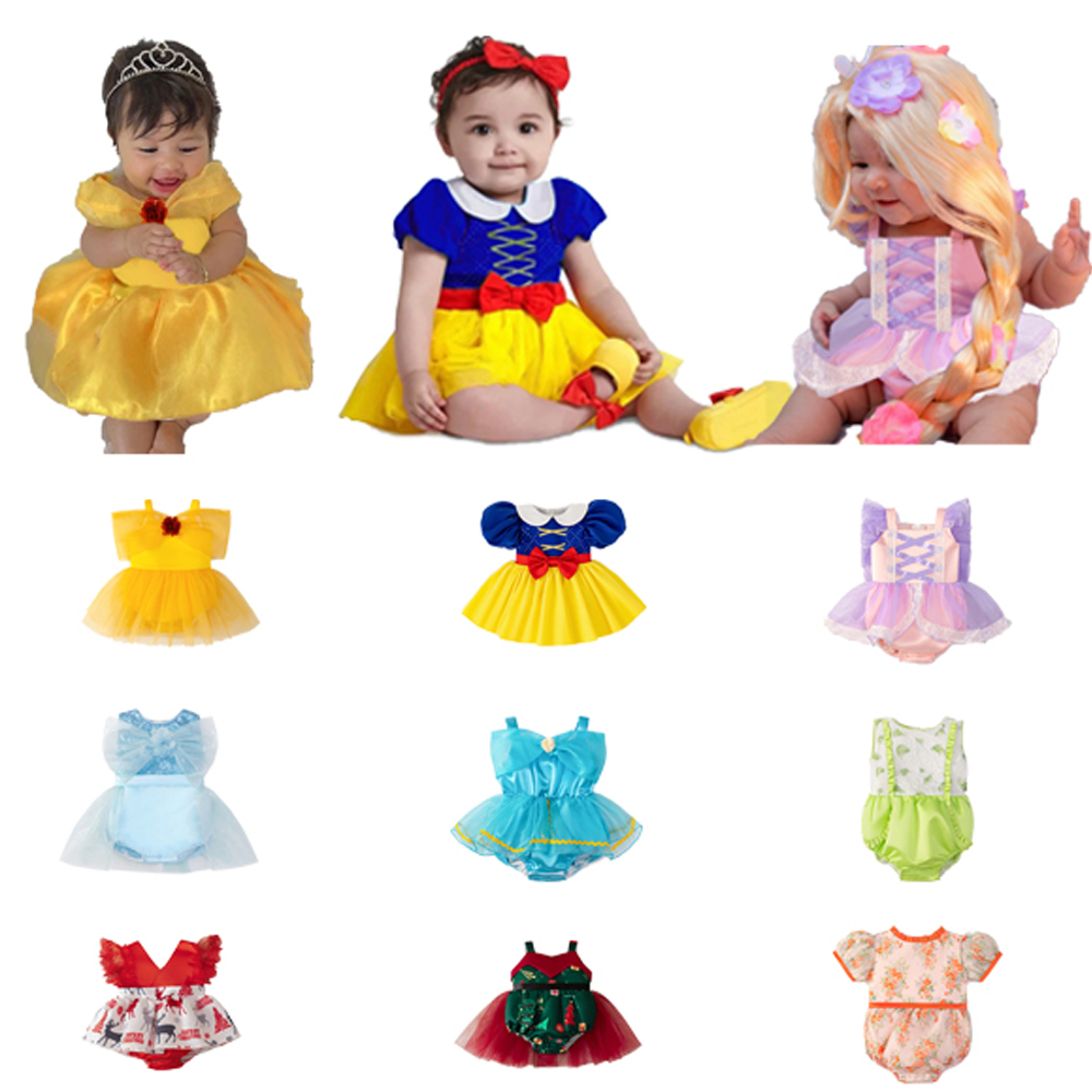 Baby Xmas Clothing - Baby Snow Princess Girls Party Dress