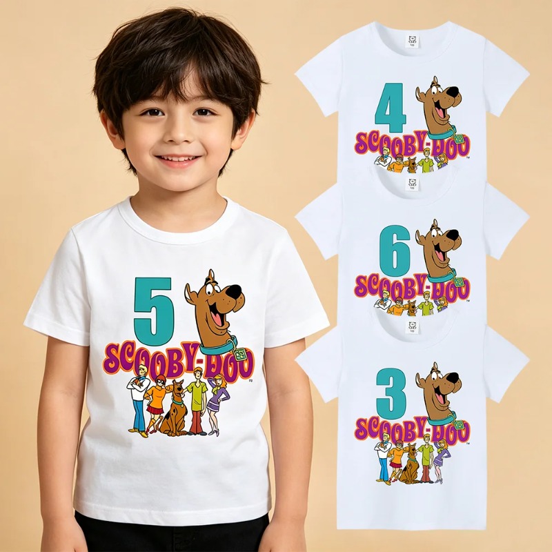Baby Clothing Sets Boy - Scooby-Doo Birthday Number Tee Shirt Baby