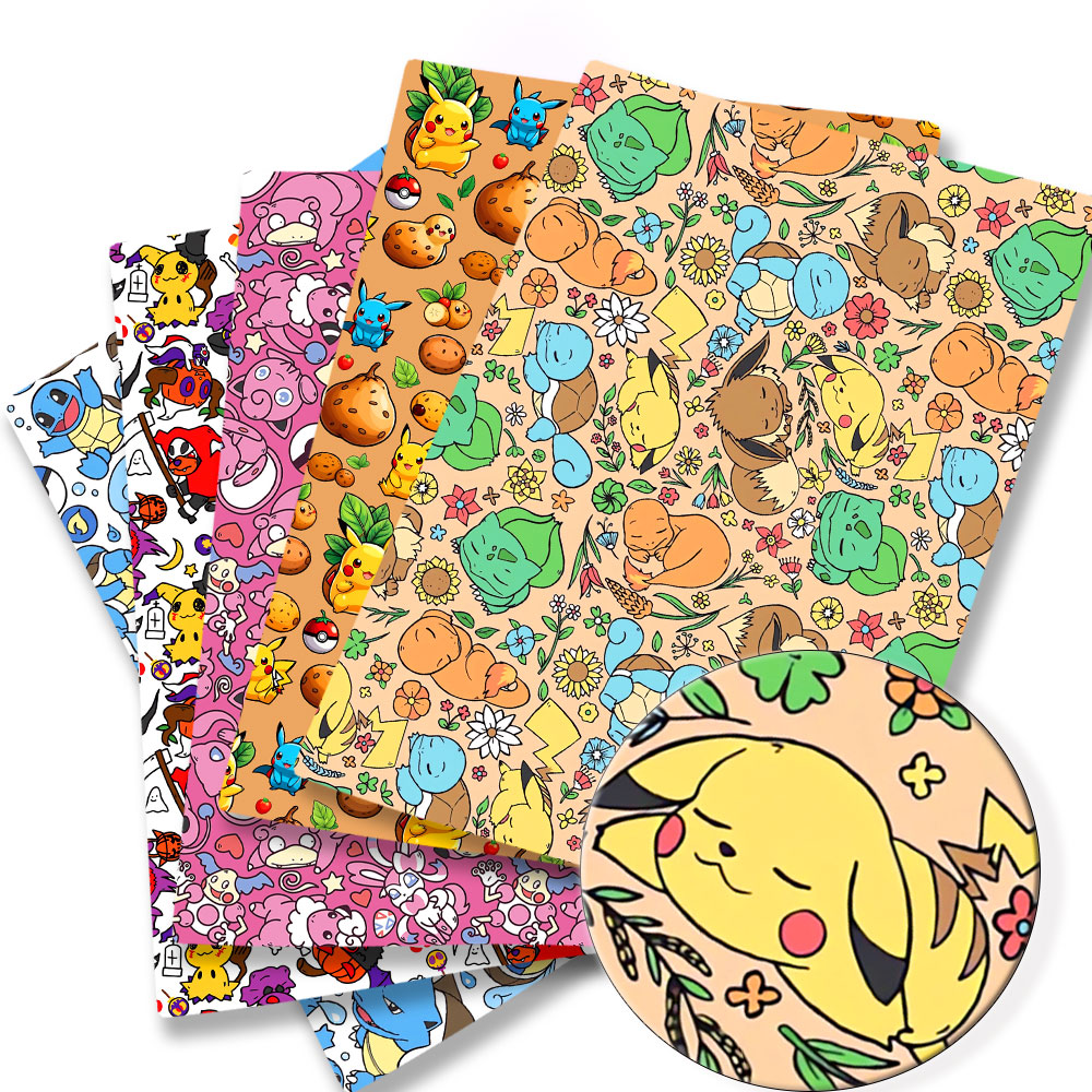Baby Clothing 1 Year Old - Pokemon Cartoon Fabric140*50cm Handmade Sewing Patchwork