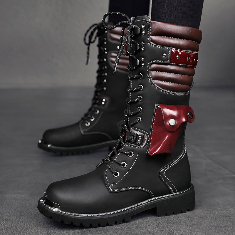 Men's high top motorcycle boot - Soft Sole Booties review and price