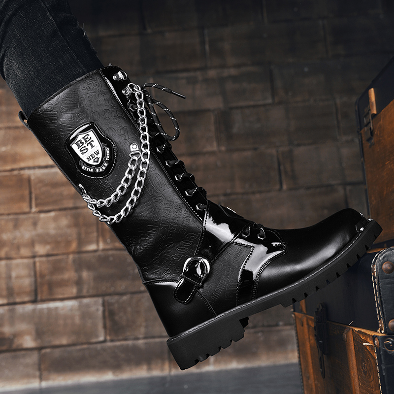 Men's high top motorcycle boot - Soft Sole Booties review and price