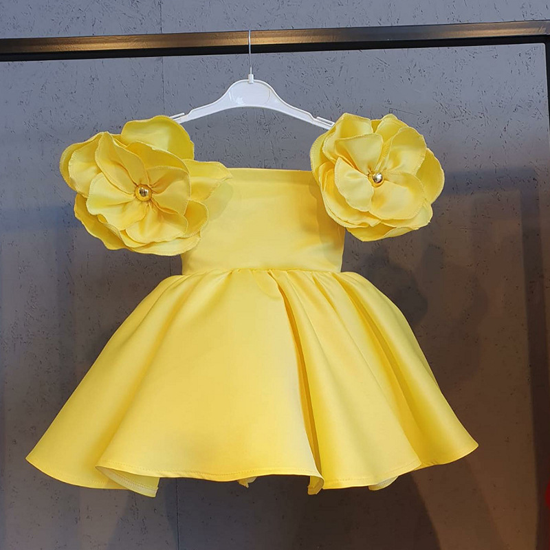New Fashion Flowers Girls Dres - Baby Xmas Clothing review and price