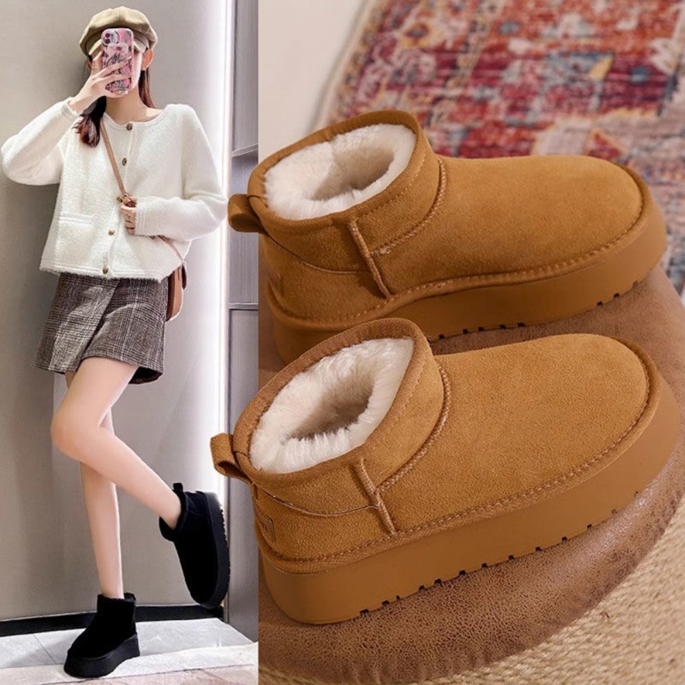 Women's Thick-Soled Snow Boots - Soft Sole Booties review and price
