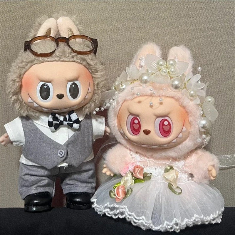 15 17cm For Labubu Doll Weddin - Baby Clothing 1 Year Old review and price