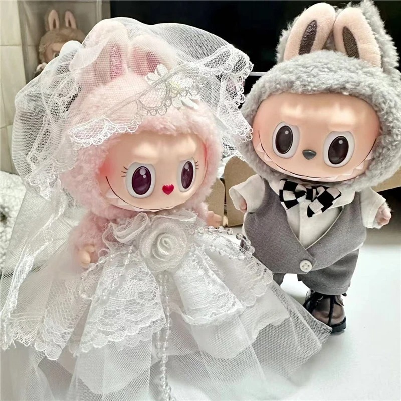 15 17cm For Labubu Doll Weddin - Baby Clothing 1 Year Old review and price