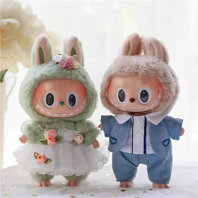 15 17cm For Labubu Doll Weddin - Baby Clothing 1 Year Old review and price