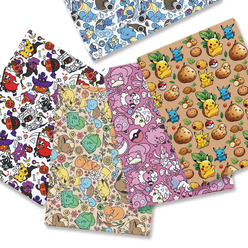Pokemon Cartoon Fabric140*50cm - Baby Clothing Fabric review and price
