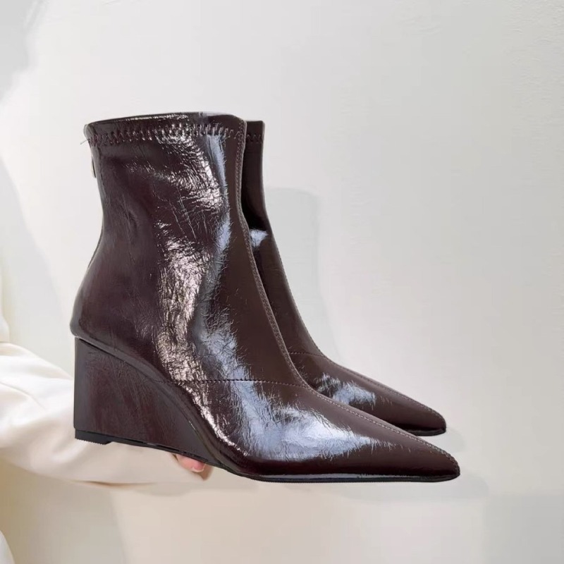 Wedge Heel Booties Fashion Poi - Soft Sole Booties review and price