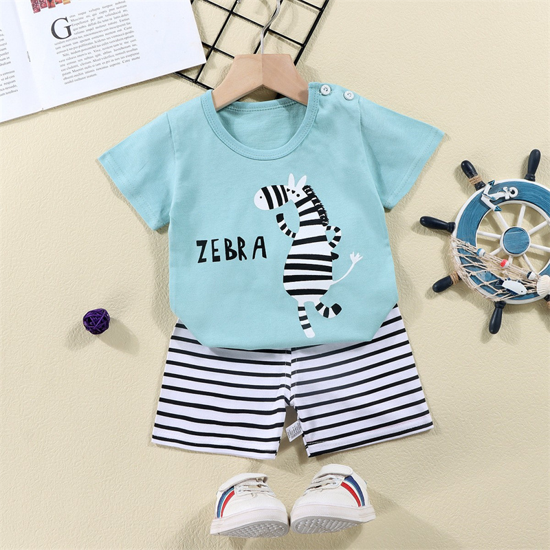 Cotton Tees+Shorts 2-piece Tra - Baby Clothing Sets Boy review and price