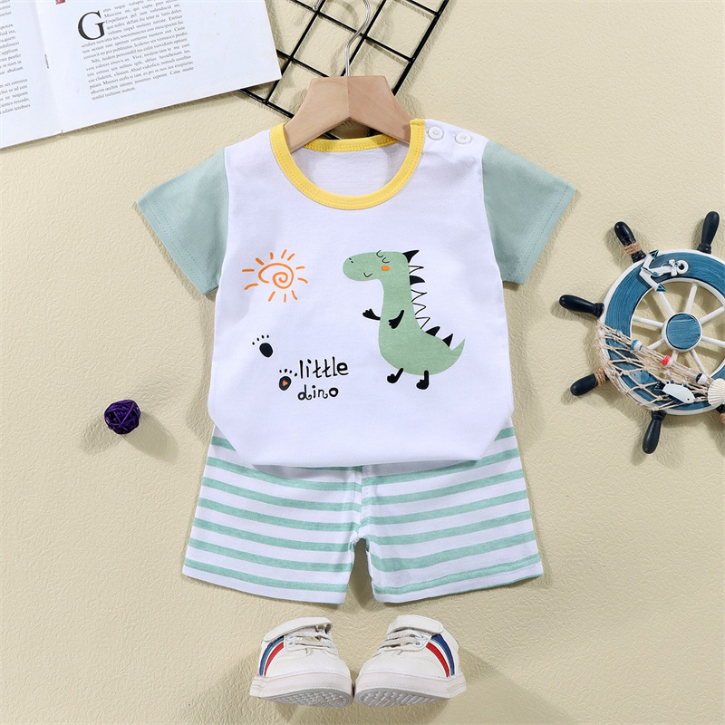 Cotton Tees+Shorts 2-piece Tra - Baby Clothing Sets Boy review and price