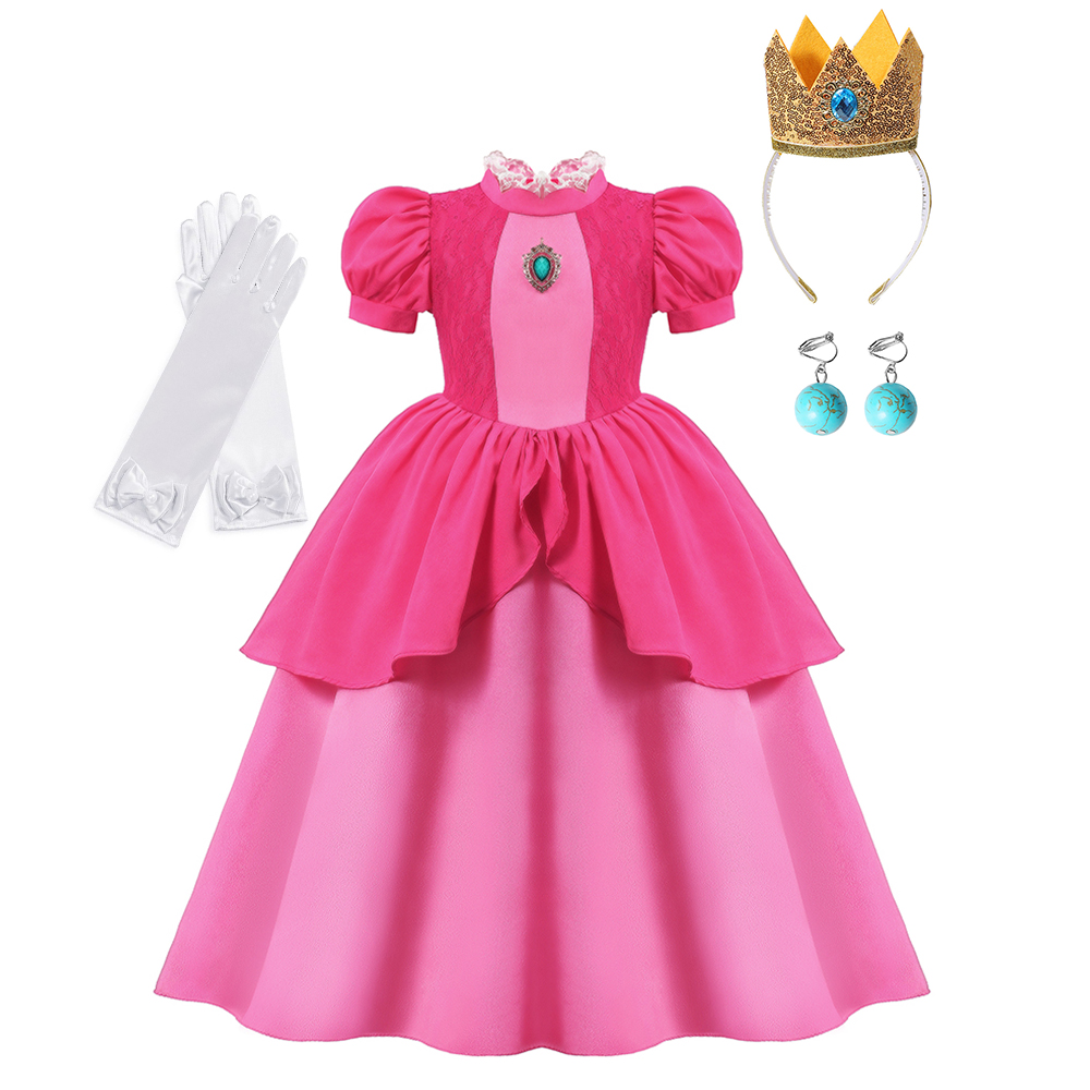 Peach Cosplay Dress Girl Movie - Baby Clothing Europe review and price