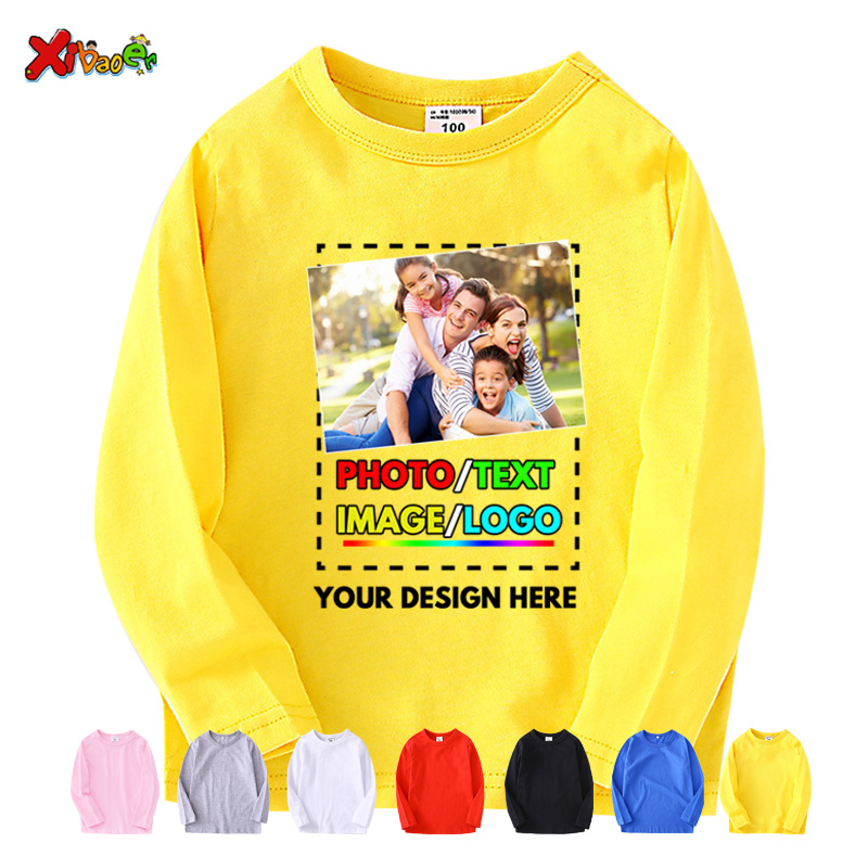 Custom Long Sleeves Shirt Kids - Baby Clothing Logo review and price