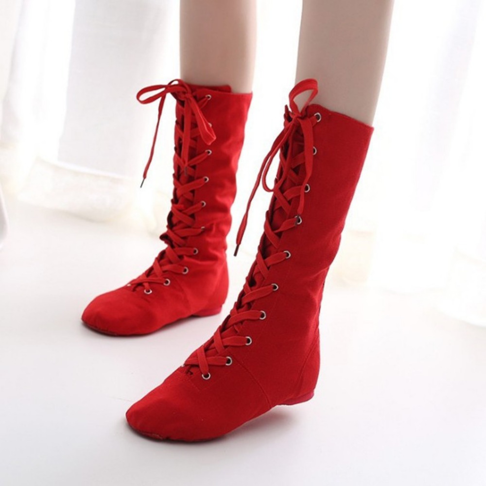Women Canvas Jazz Boots 28-44  - Soft Sole Booties review and price