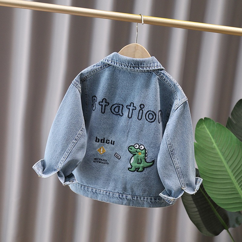 Cute Style Baby Child Denim Ja - Baby Clothing Sets Boy review and price