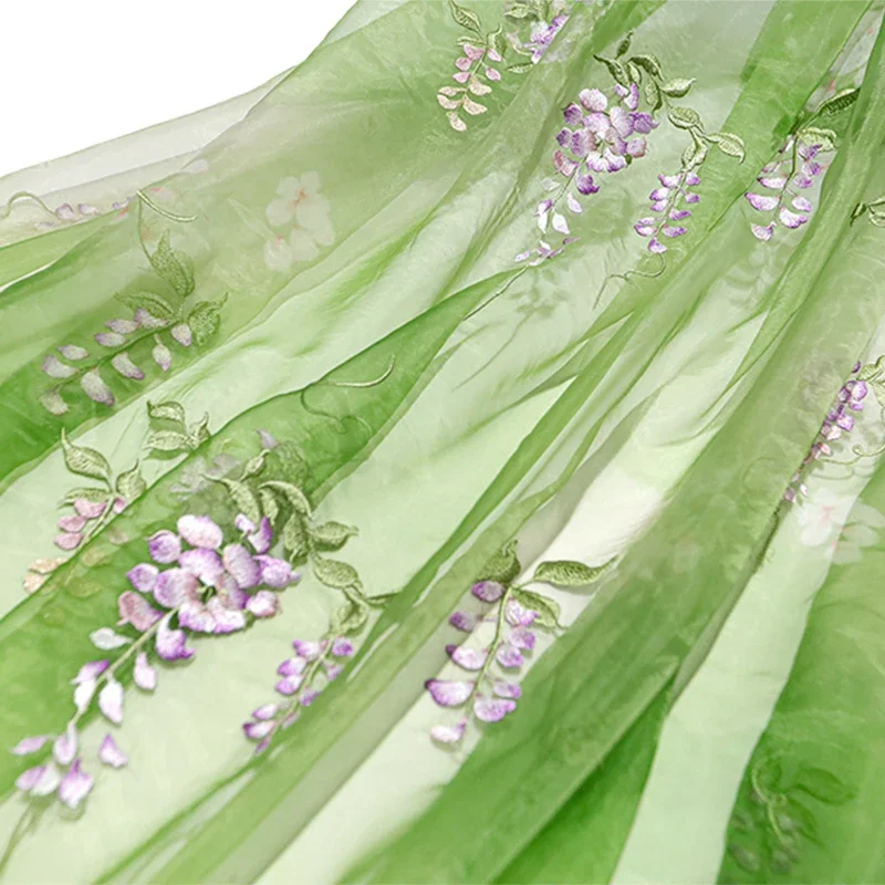 Wisteria Embroidery Fabric DIY - Baby Clothing Embroidery review and price