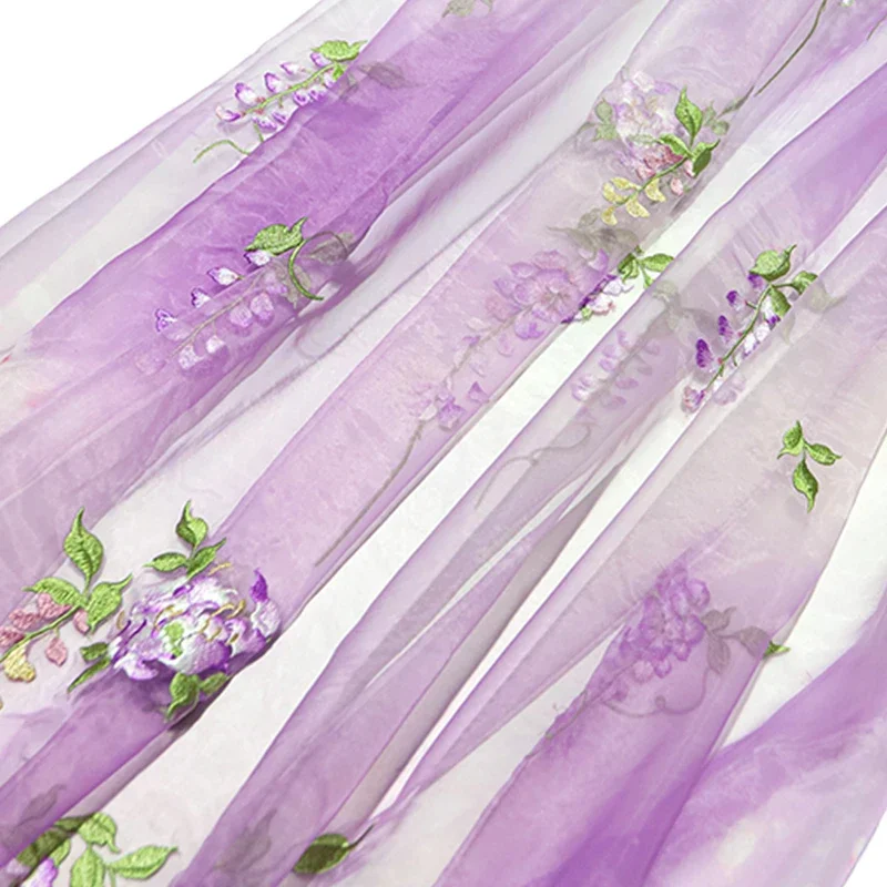 Wisteria Embroidery Fabric DIY - Baby Clothing Embroidery review and price