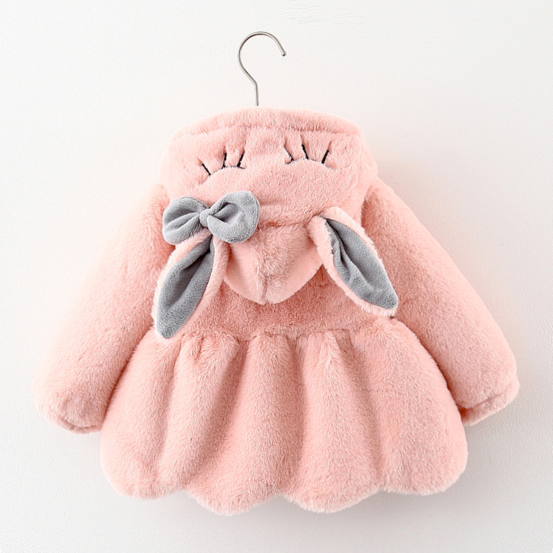 Cute Rabbit Ears Plush Baby Ja - Baby Xmas Clothing review and price