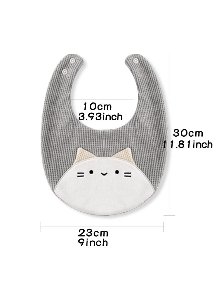 2pcs baby bib kitten teddy bea - Baby Clothing Fabric review and price