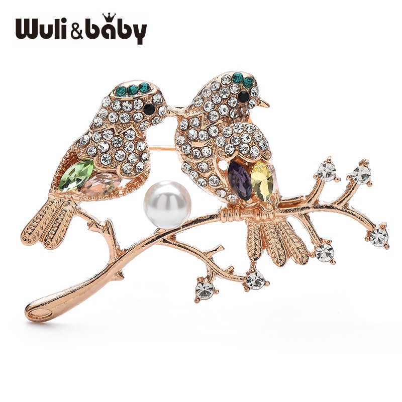 Wuli&baby Crystal Couple Birds - Baby Xmas Clothing review and price