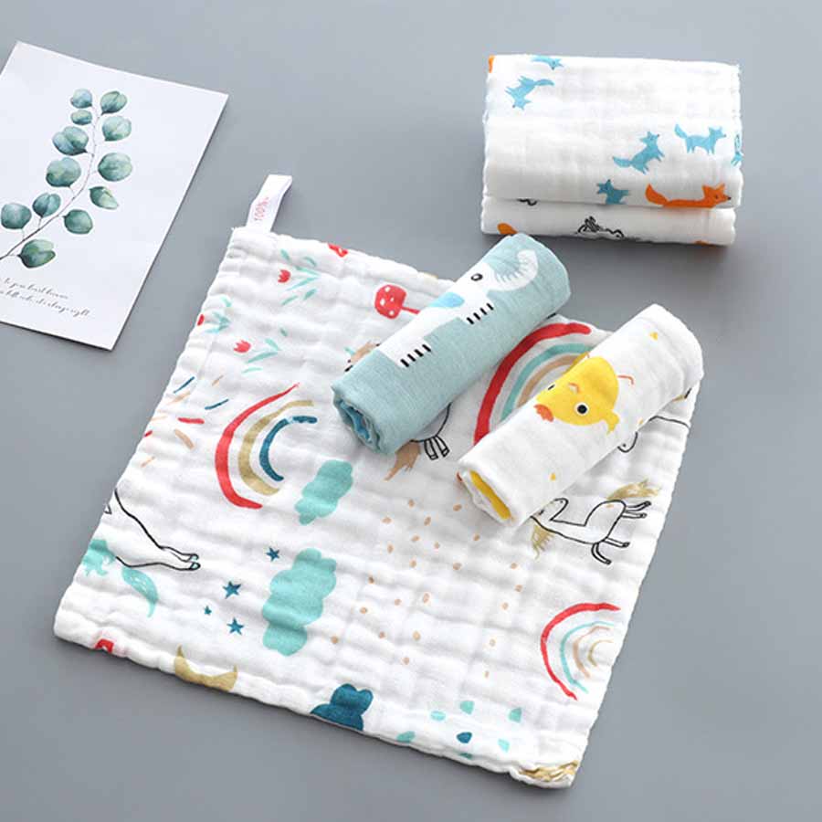 1pcs/5pcs Baby Face Towel Musl - Baby Clothing Fabric review and price