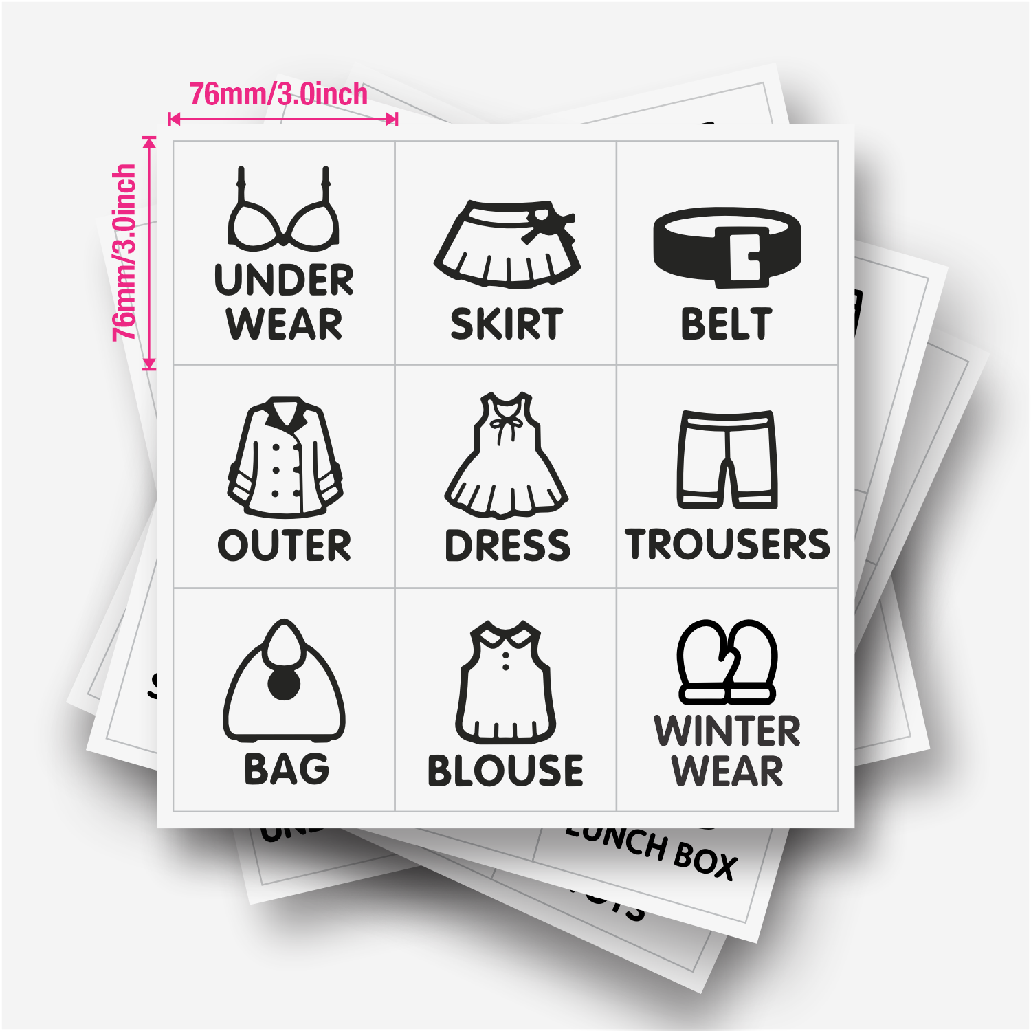 9 pcs/Sheet, Wardrobe Organize - Baby Clothing 1 Year Old review and price