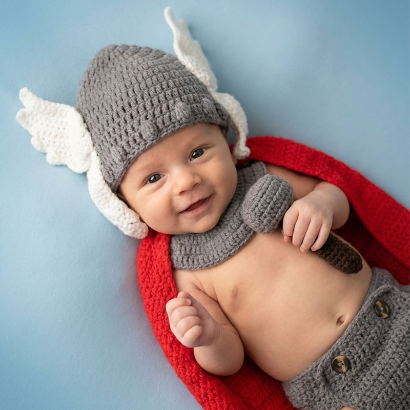 Newborn Photography Props Thor - Baby Clothing Sets Boy review and price